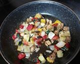 Foto del paso 5 de la receta Hígado a la plancha con papas salteadas y salteado de verduras