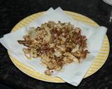Foto del paso 4 de la receta Coliflor frita con taquitos de jamón serrano