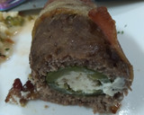 Foto del paso 9 de la receta: Carne y chile relleno de queso con tocino