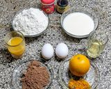 Foto del paso 1 de la receta: Budín marmolado de Naranja y Chocolate 🍊🍫