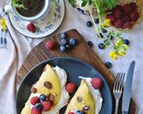 Rozpustne pancakes Cannoli krok przepisu 2 zdjęcie