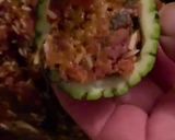 Une image de l'étape 3 de Courgettes farcies. Recette printanière à la djamicoo.