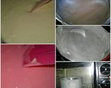 Foto langkah ke 4 dari resep Rainbow Checkerboard Cake *versi oven.