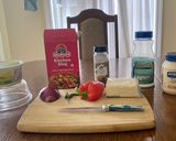 A picture of step 1 of Tofu Mayo Toast Sandwich.