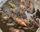 Foto langkah ke 6 dari resep Cumi hitam pedas.
