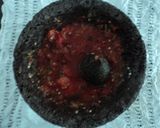 Foto del paso 5 de la receta: Salsa quebrada de molcajete poco picante, el mentidero