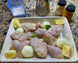 Foto del paso 1 de la receta: Pollo marinado con verduras