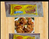 A picture of step 7 of Maggi Manchurian.
