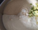 A picture of step 1 of Rava Dhokla.
