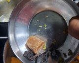 A picture of step 7 of Sambhar with idli.