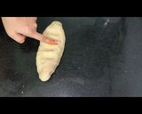 A picture of step 5 of Malai khaja.