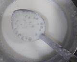 A picture of step 2 of Sabudana and semolina kheer.