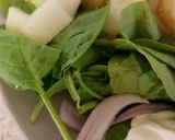 A picture of step 5 of My Super Salad with tasty Chicken Eggs,2 cheese. With Sour cream.