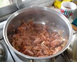 Foto del paso 2 de la receta: Canelones de espinaca con boloñesa y salchicha parrillera
