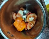 A picture of step 1 of Aloo tamatar.