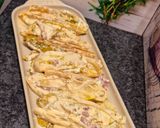 Une image de l'étape 6 de Endives braisées à la crème et aux lardons en cocotte.