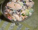 Foto del paso 8 de la receta: Copa de Kanikama y de mejillones a la provenzal para Domingo de pascua