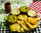 A picture of step 13 of Kolkata Style: Hinger Kochuri or Hing Kachoris with Hing-Potato Curry.