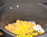 A picture of step 2 of Vegetable pulao.