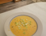 A picture of step 7 of Crockpot Buffalo Chicken Soup.