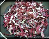 A picture of step 1 of Radicchio and Scallop Risotto.