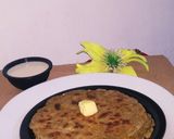 A picture of step 3 of Bajra ki Masala Paratha.