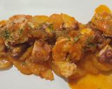 Foto del paso 4 de la receta Pulpo y gambones con patatas