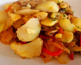 Foto del paso 4 de la receta: Champiñones con papas salteados👨‍🍳👨‍🍳