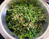A picture of step 1 of Methi Muthiya (Steamed).