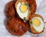 A picture of step 4 of Nargisi kofta.