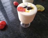 A picture of step 9 of Lemon and honey cream pudding.