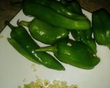 A picture of step 1 of Stuffed chillies.