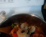 Gumbo with shrimp and sausage/bangers. recipe step 3 photo