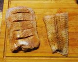 Halfilé zöldségágyon, sült krumplival recept fázis 1 fotója