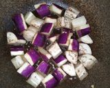 Foto langkah ke 2 dari resep Oseng Cabe Ijo Terong Kacang Panjang Tempe.