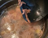 A picture of step 1 of Oxtail Soup.