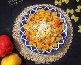 A picture of step 8 of Farfalle Pasta With Red Sauce.