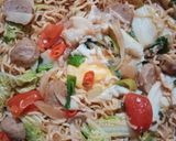 Foto langkah ke 4 dari resep Mie Nyemek Sawi.