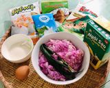 Hình bước làm 1 của món Bánh khoai mỡ