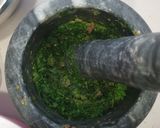 Gambar langkah 2 resipi Daun Ubi Tumbuk Khas Batak.