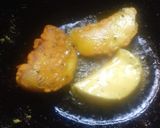 A picture of step 3 of Shorsher puure Chalkumro (Fried ash gourd stuffed with mustard).