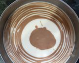 A picture of step 4 of Zebra Chocolate Vanilla Marble Cake.