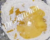 A picture of step 2 of Pancake with fillings.