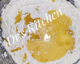 A picture of step 2 of Pancake with fillings.