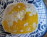 Foto del paso 1 de la receta: Panqueques "marmolados" de corazón