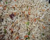 A picture of step 4 of Egg Fried Rice.