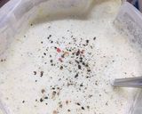 Sajtos-tejszínes csirkemell zöldséges rizzsel, salátával recept fázis 4 fotója