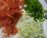 A picture of step 2 of Vegetable roll.
