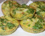 Foto del paso 7 de la receta: Muffins verdes de espinacas y harina integral