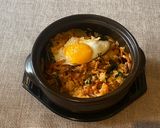 A picture of step 8 of Korean Bibimbap (Vegetarian).